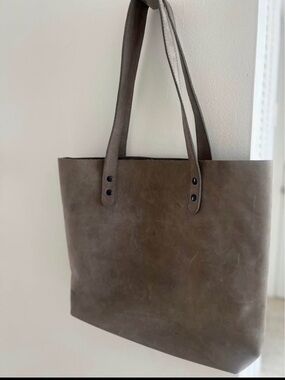 Leather Tote Bag (Mr Fox)